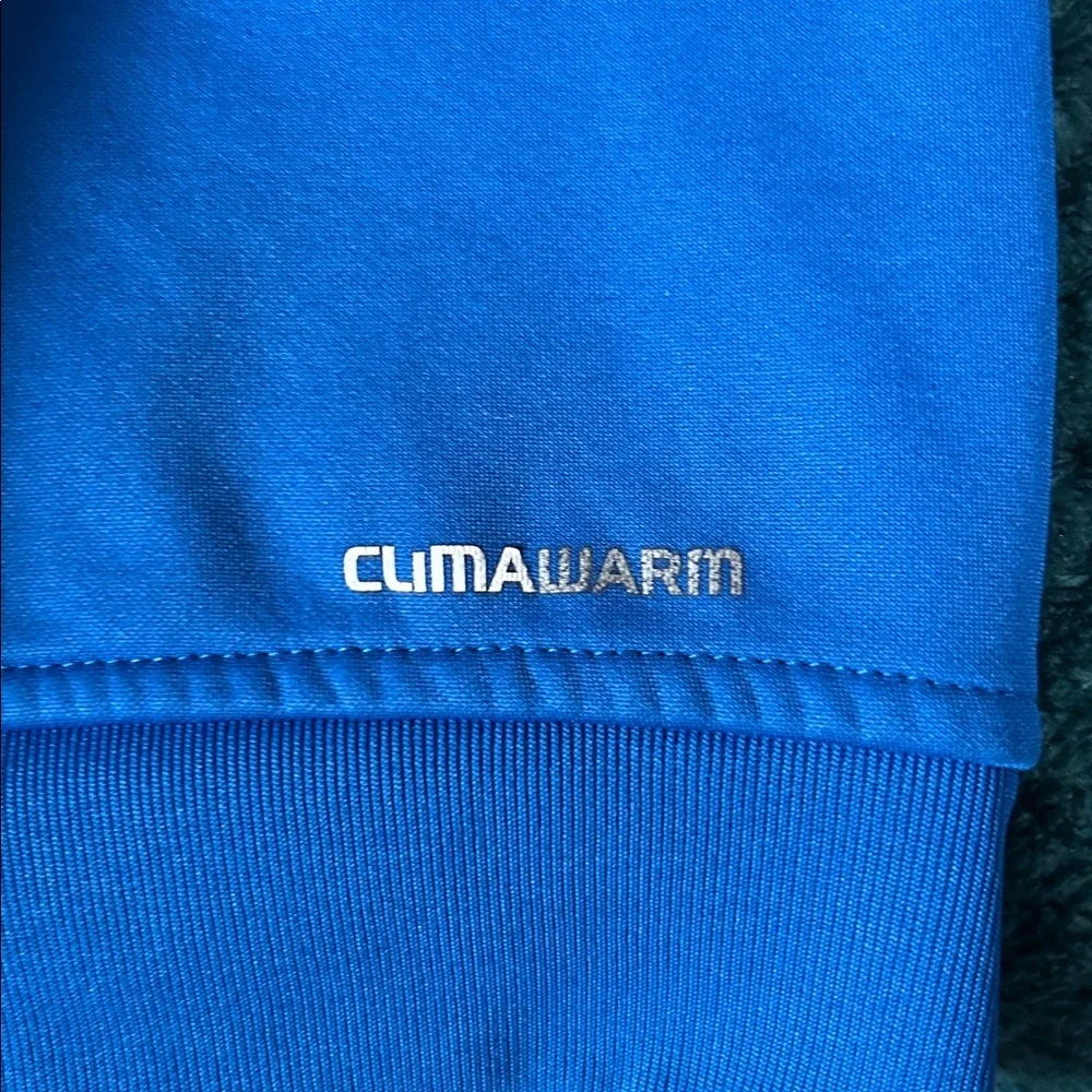 Adidas Royal Blue Hoodie with Black and White Accents - Picture 6 of 6